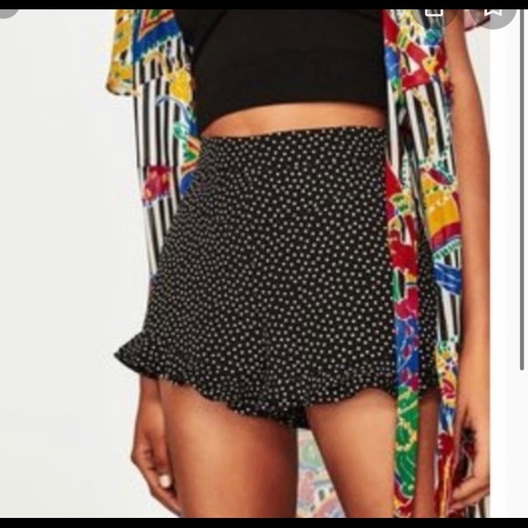 Zara black with white polka dots - Picture 3 of 3